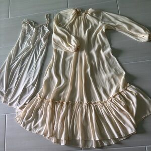 Zimmerman Elegant Cream Dress with Slip